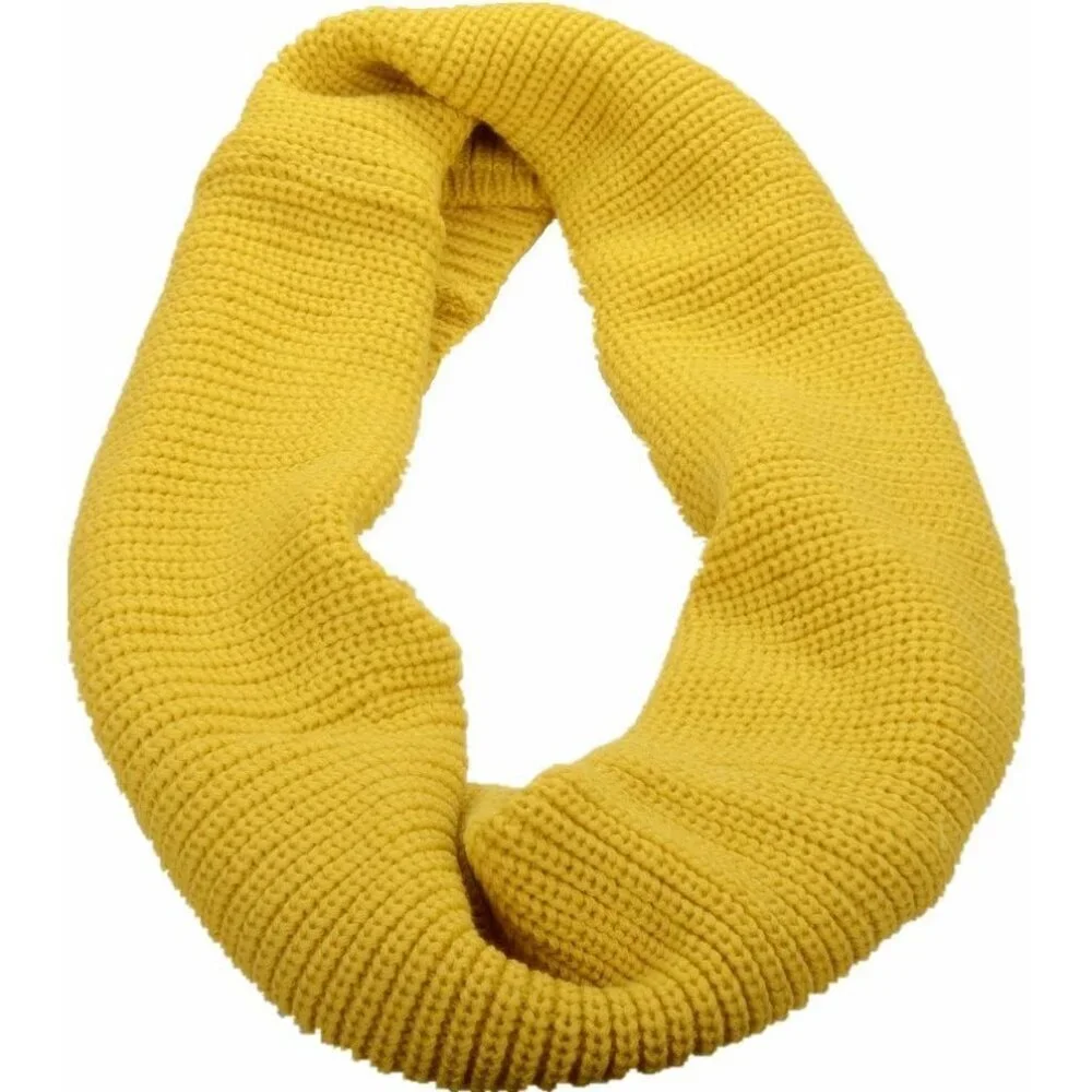 Women's Mustad Thick Ribbed Knit Winter Infinity Circle Loop Scarf